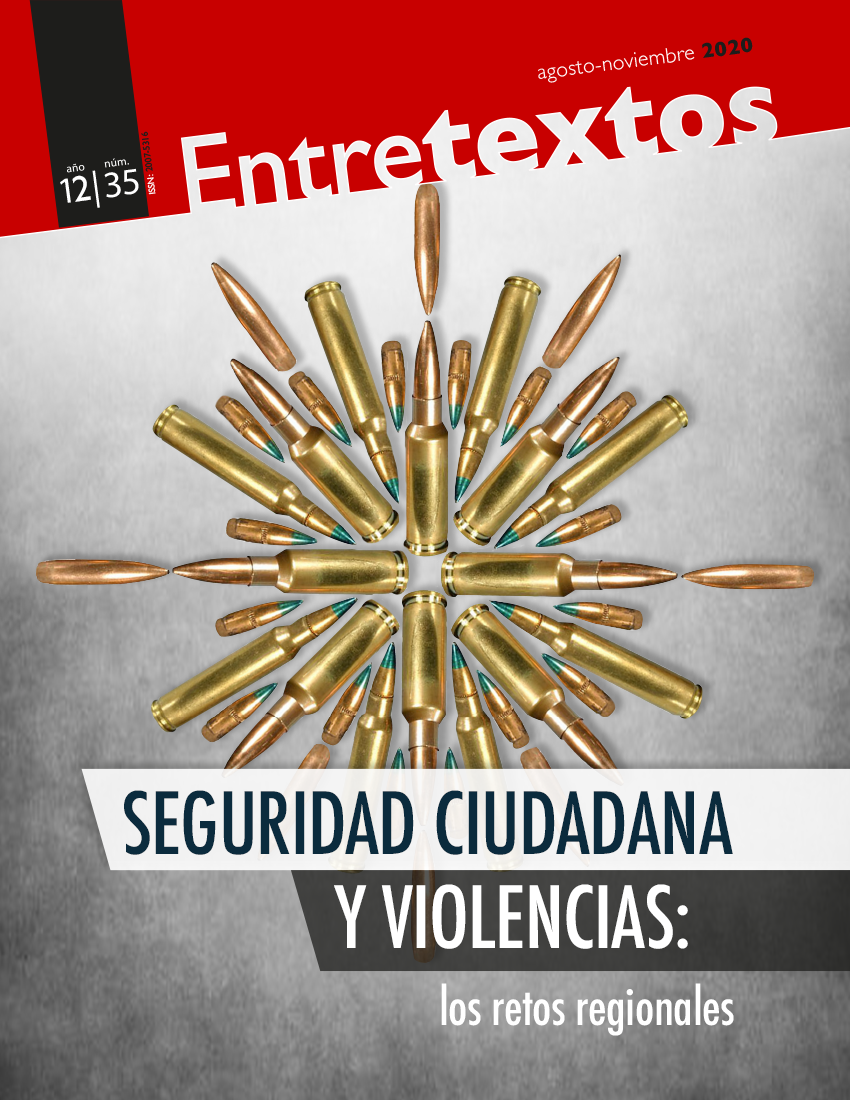 					Ver Vol. 12 Núm. 35 (2020): Seguridad ciudadana y violencias: los retos regionales
				